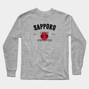 SAPPORO - VARSITY VINTAGE DESIGN | EST. 1868 Long Sleeve T-Shirt